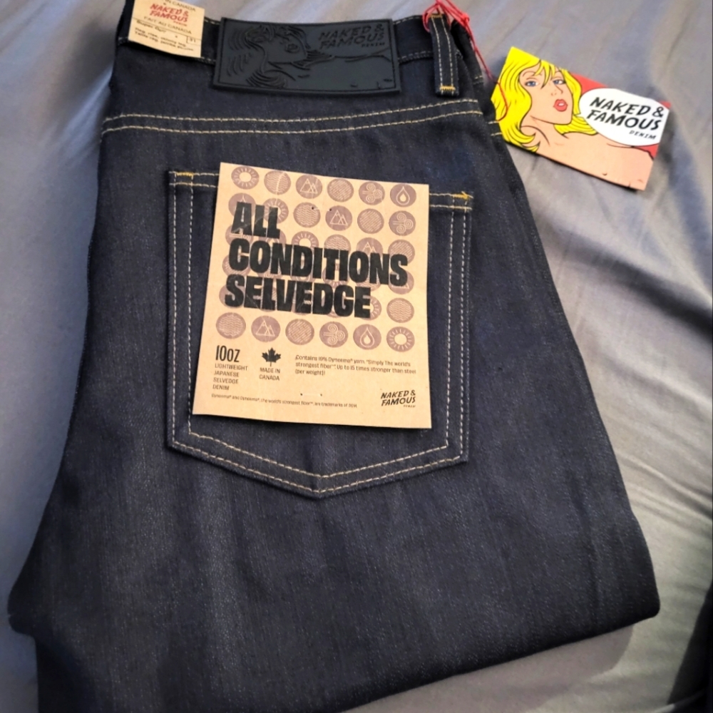Naked and Famous All Conditions Selvedge jeans